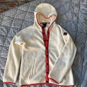 Burton snap front fleece, size S